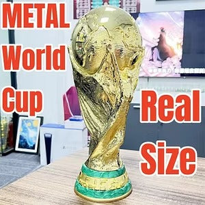 Réplica de alta calidad del trofeo de la Copa Hércules de la Copa Mundial